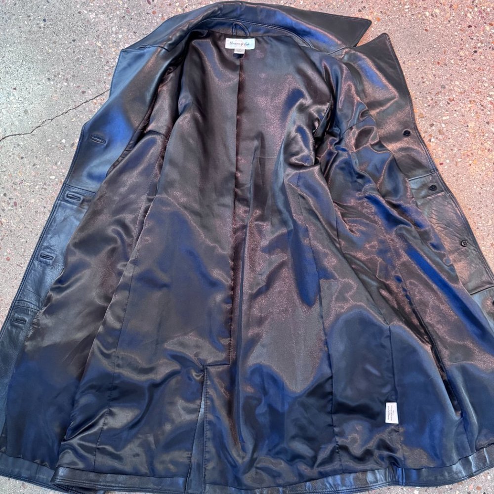 Preston & York Women Soft Genuine Lamb Skin Leather Jacket Black, size M - Picture 2 of 11